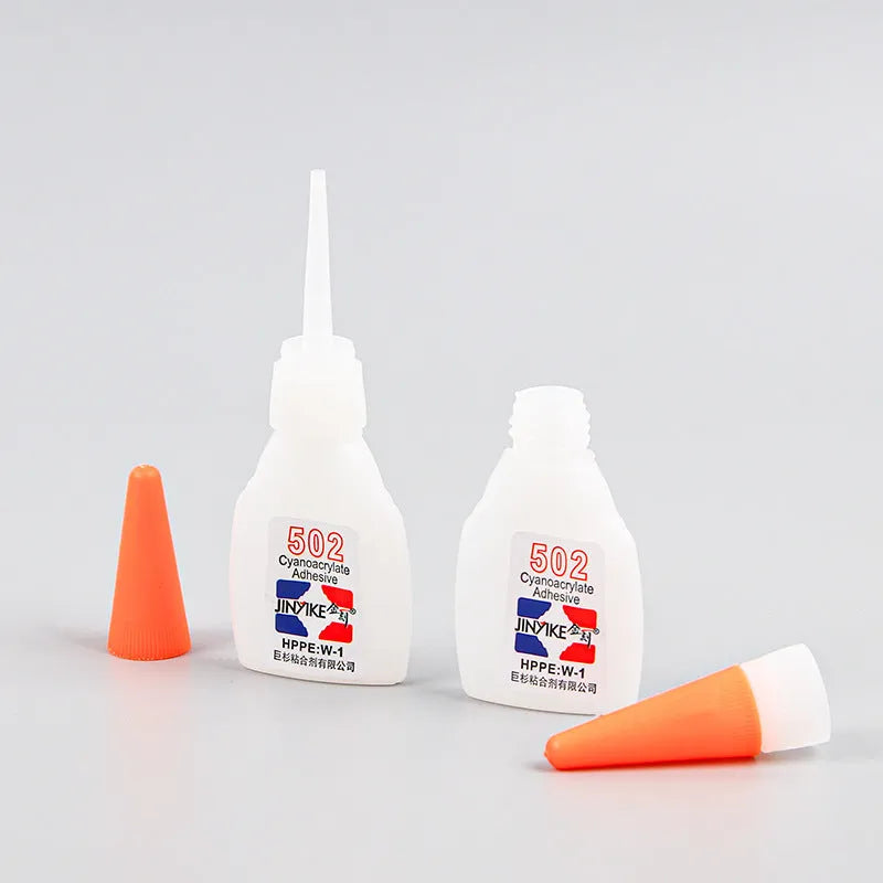 Instant strong adhesive tube for shoe repair showing 3g and 8g size options