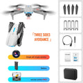 4K dual camera drone with three-sided obstacle avoidance, black, folded size 13x7x5.5 cm