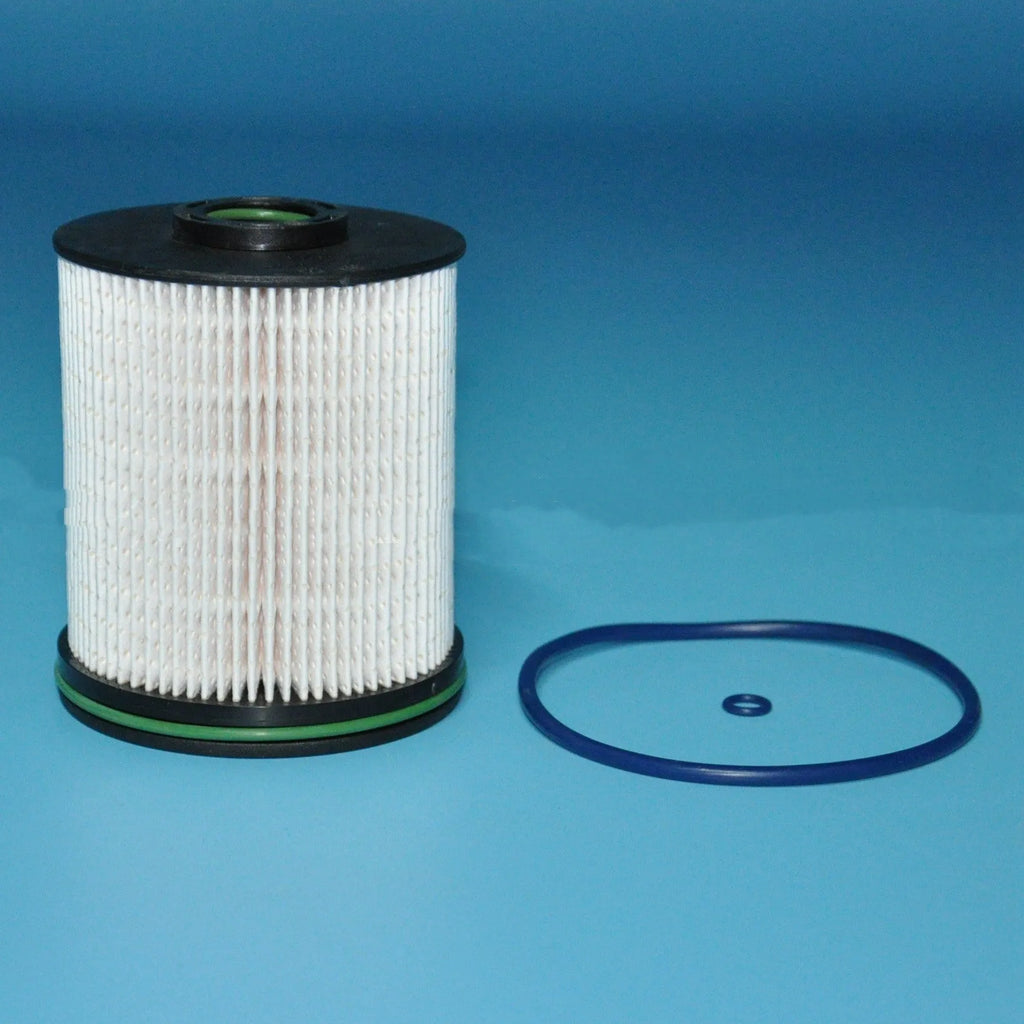Vauxhall Opel Astra diesel fuel filter element with gasket kit showing dimensions