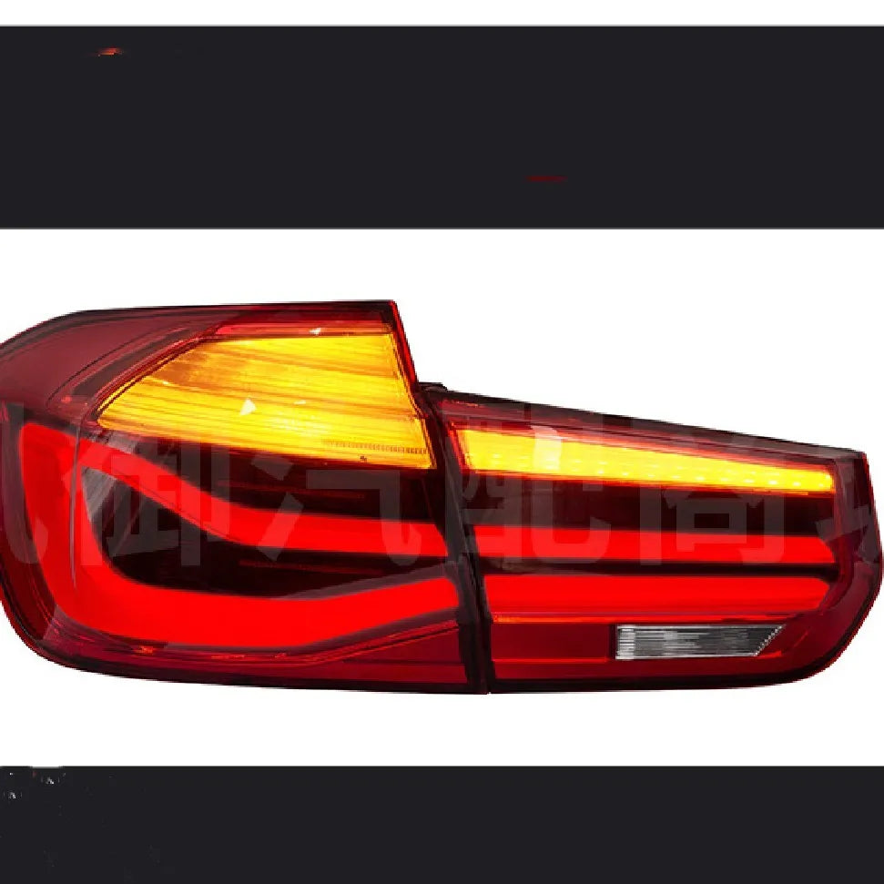BMW 3 Series modified LED tail light assembly in red or smoked black finish