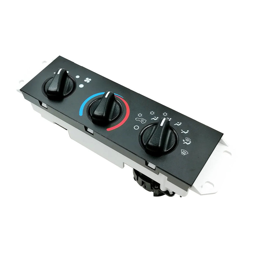 Black automotive air conditioning control switch panel for Jeep Wrangler 2005-2006 replacement part