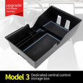 Tesla centre console storage box organiser for Model 3 Model X Model S with anti-slip pad option