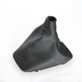 Black PU leather gear dust cover for BMW 3 Series interior replacement