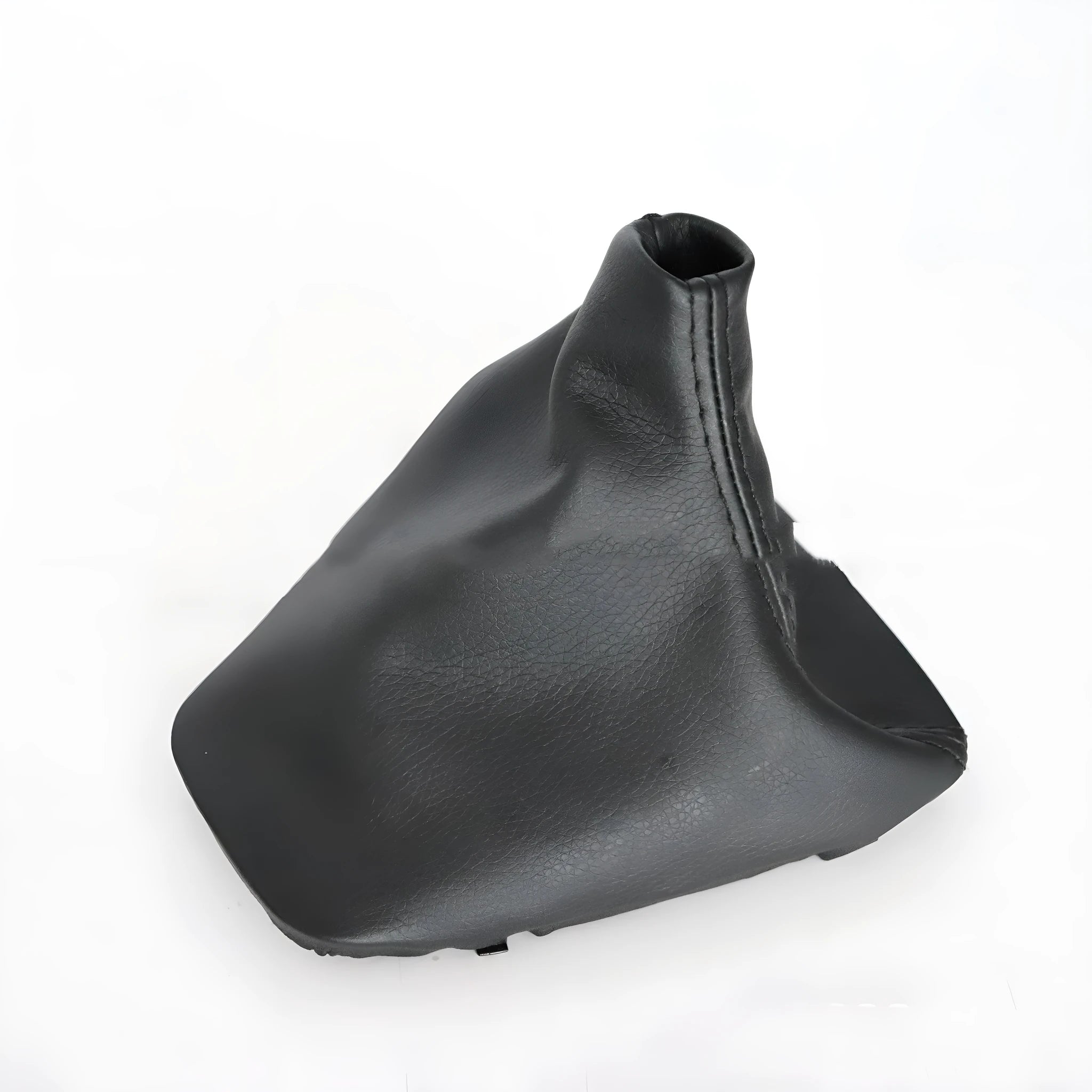 Black PU leather gear dust cover for BMW 3 Series interior replacement