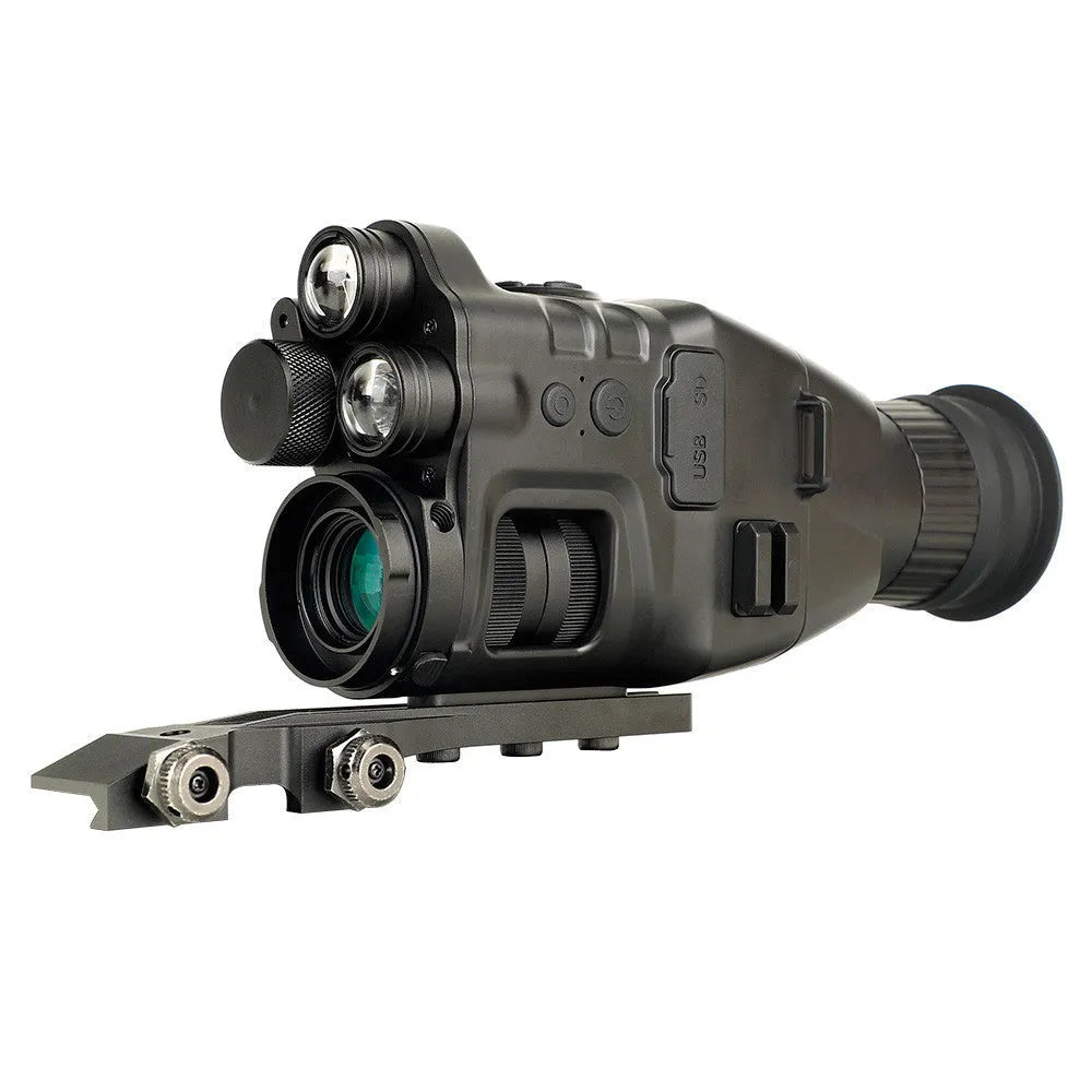 CY789 HD Photography Night Vision Instrument Sets Of Aiming compact scope 106x97x47mm on dark background