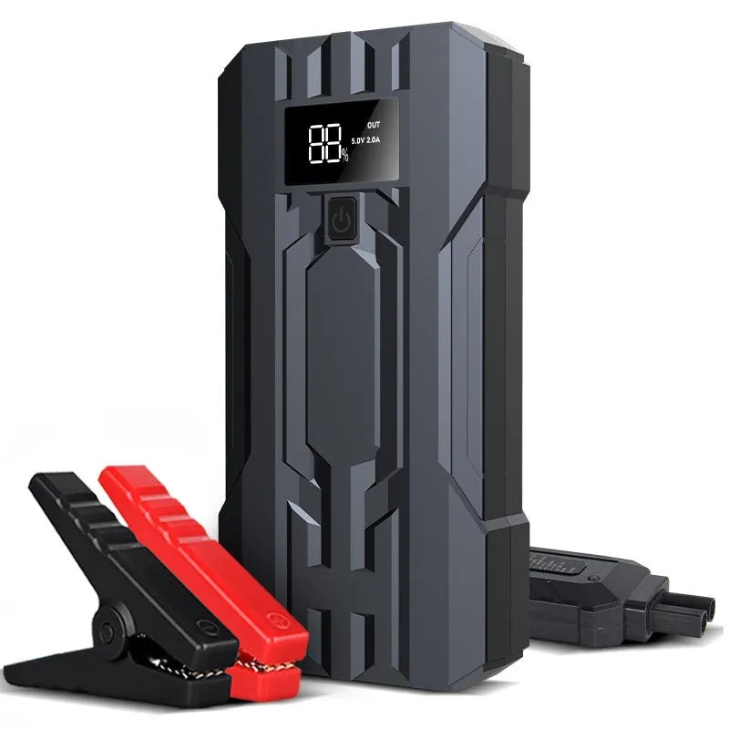 S301 portable 12V emergency car jump starter with 8000mAh battery and dual USB output