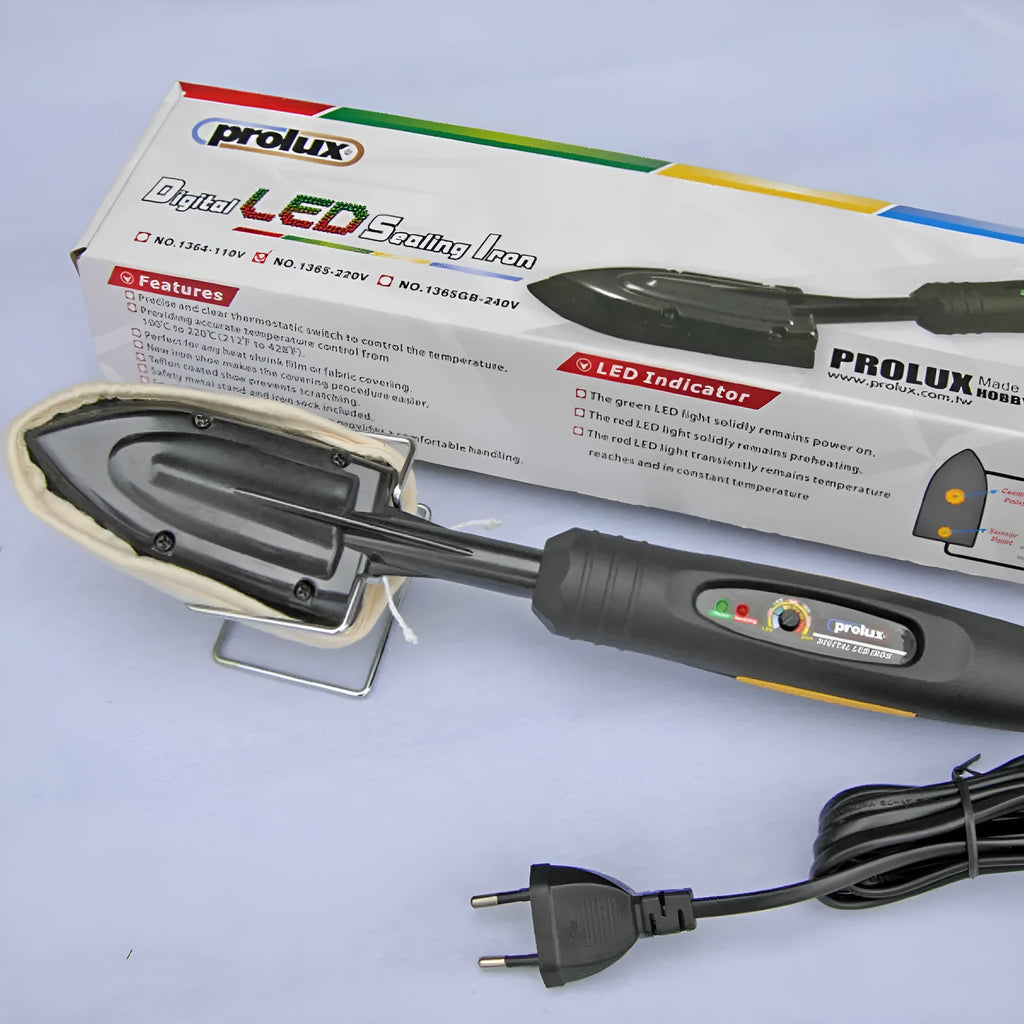 Electronic temperature control hot iron for skin models with adjustable settings