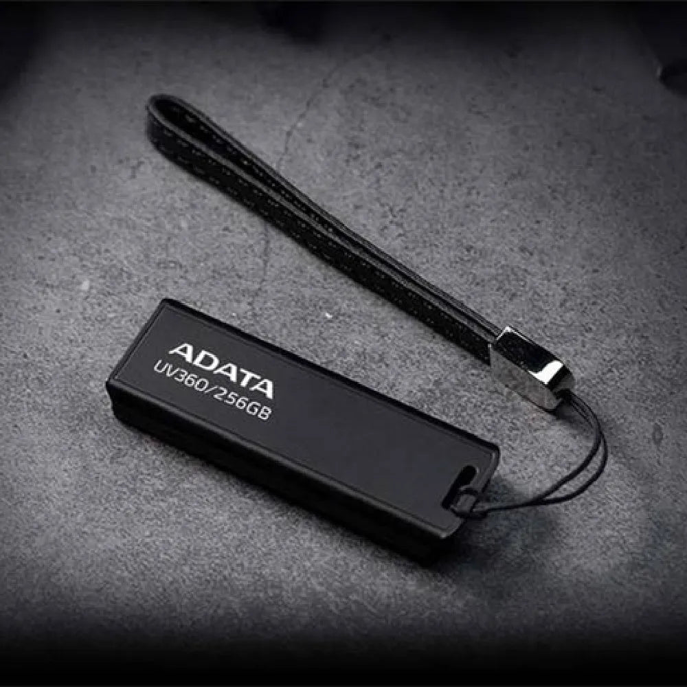 Black car mounted USB flash drive with waterproof flexible plastic case
