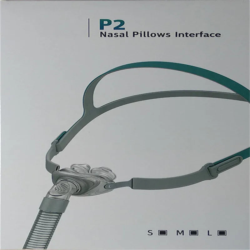 Ventilator nasal pillow replacement kit with silicone cushion and headband