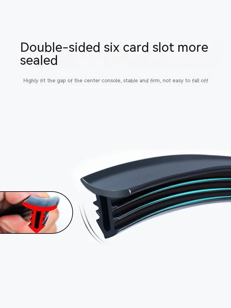 Outlander dashboard soundproof seal strip showing 1.6 metre silicone material with card-slot design