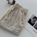 Men's loose straight-leg casual pants with drawstring waist in multiple colour options