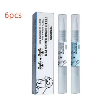 Yegbong pet teeth whitening pen with dental brush applicators for dogs and cats