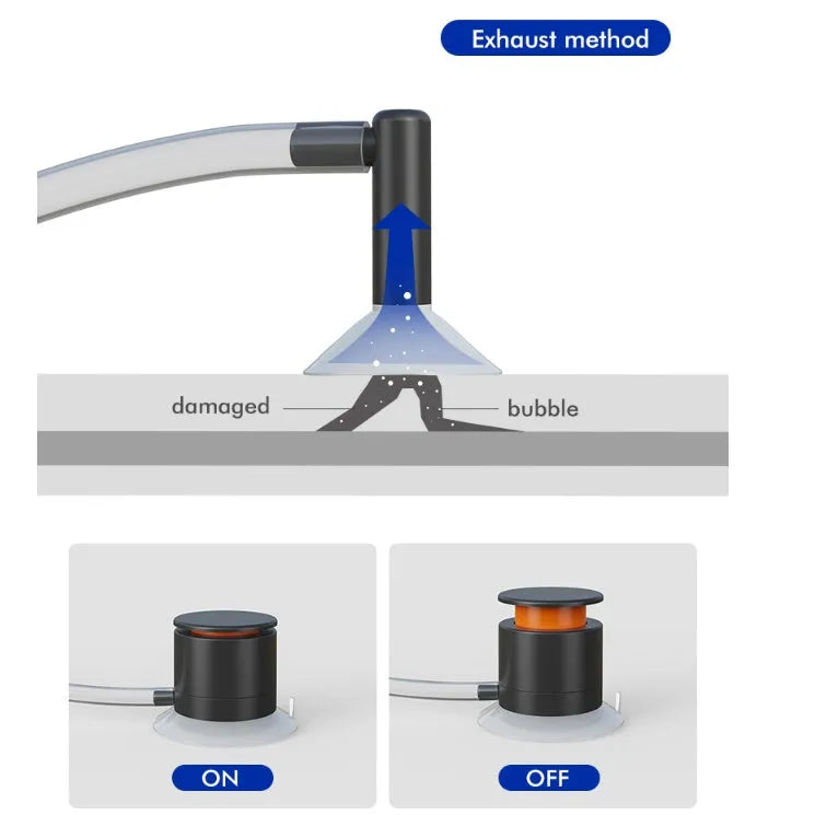 Plastic car windscreen crack repair kit with broken glass corrector for DIY chip repairs