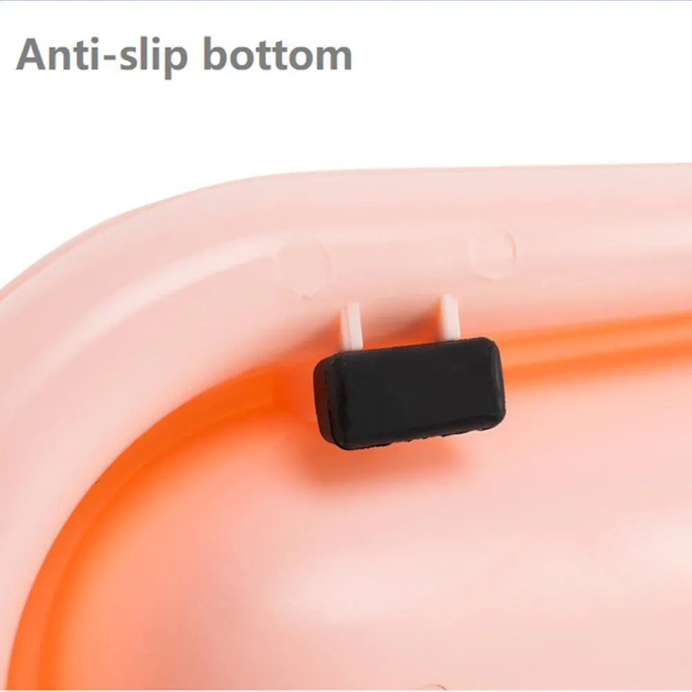 Green leakproof pet bowls with non-slip rubber bases, set of two for dog and cat feeding