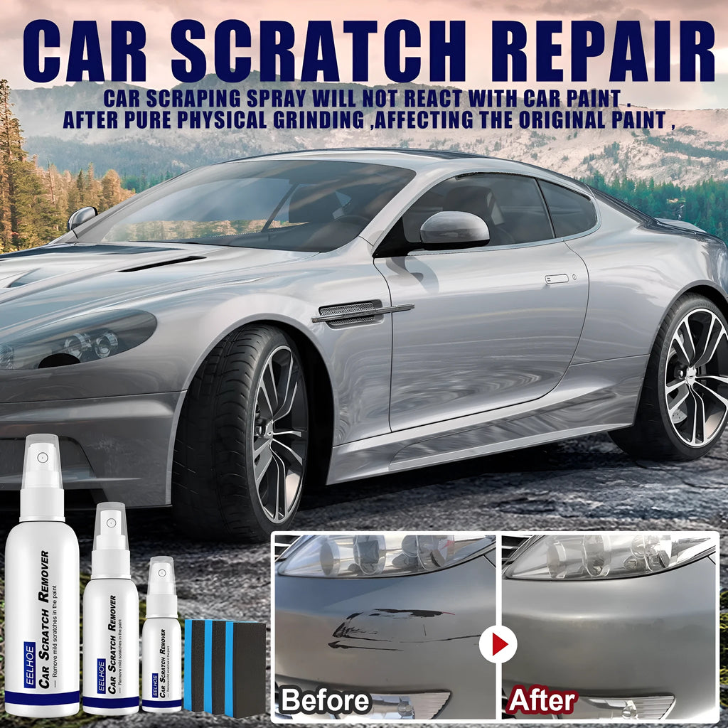 Car paint scratch repair spray bottle for surface scratch removal and sealing glaze coating renovation