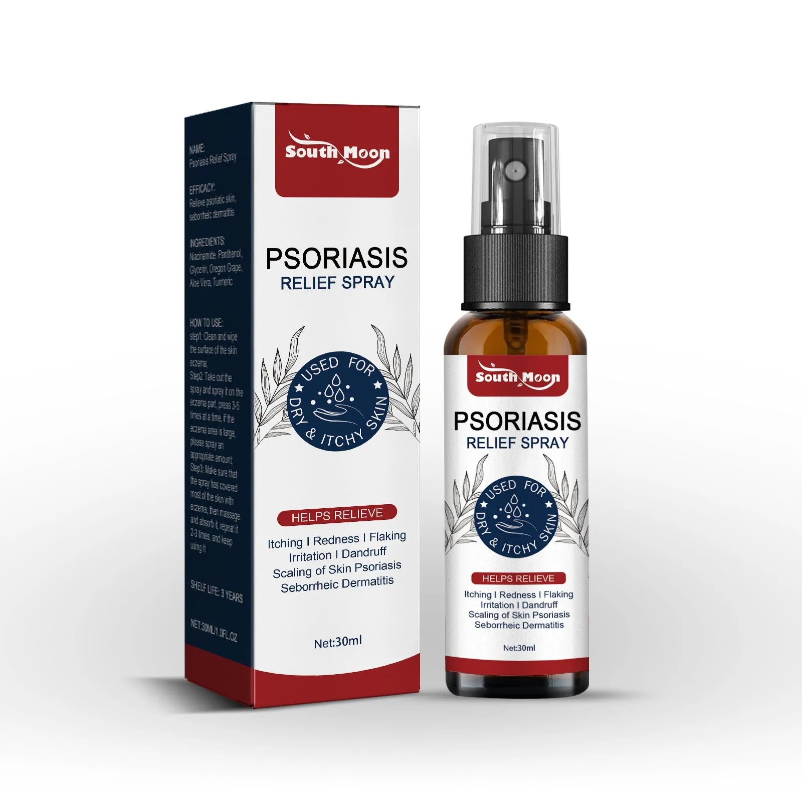 30ml bottle of body care nursing spray with ingredients glycerin, allantoin, panthenol, aloe vera.