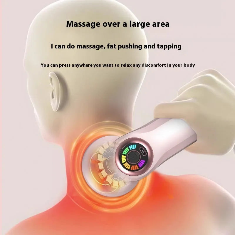 USB electric massager for cervical spine, waist, back and legs in pink, white or black