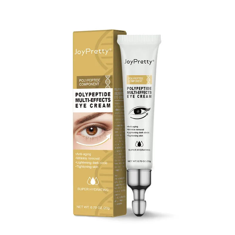 20g tube of peptide anti dark circle eye cream for reducing puffiness and lightening bags