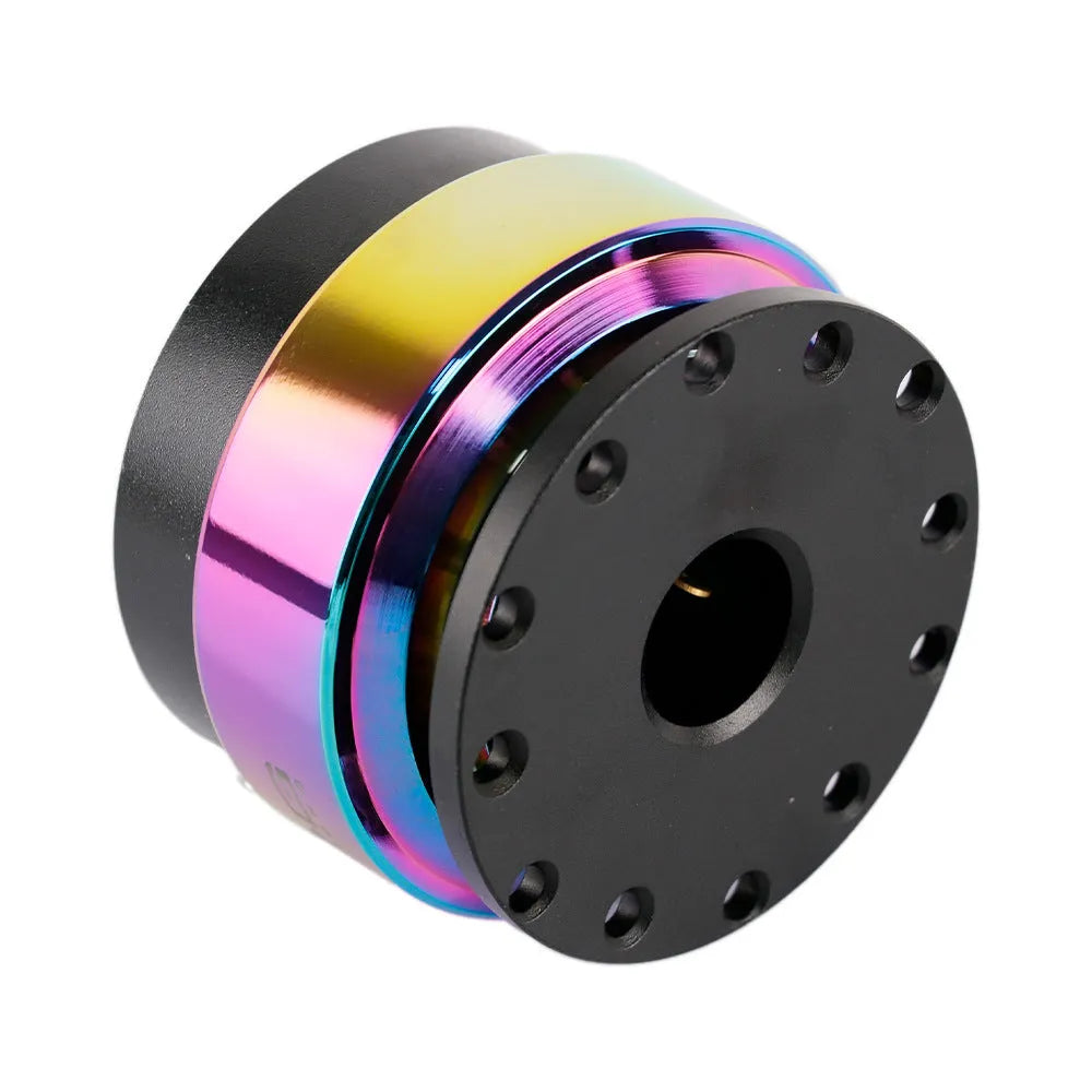 Colourful quick-release steering wheel adapter for car modification with connection base
