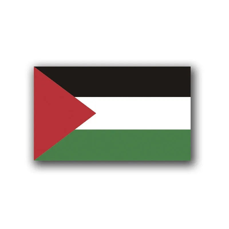 Palestinian flag car decal sticker designs on PET vinyl sheet