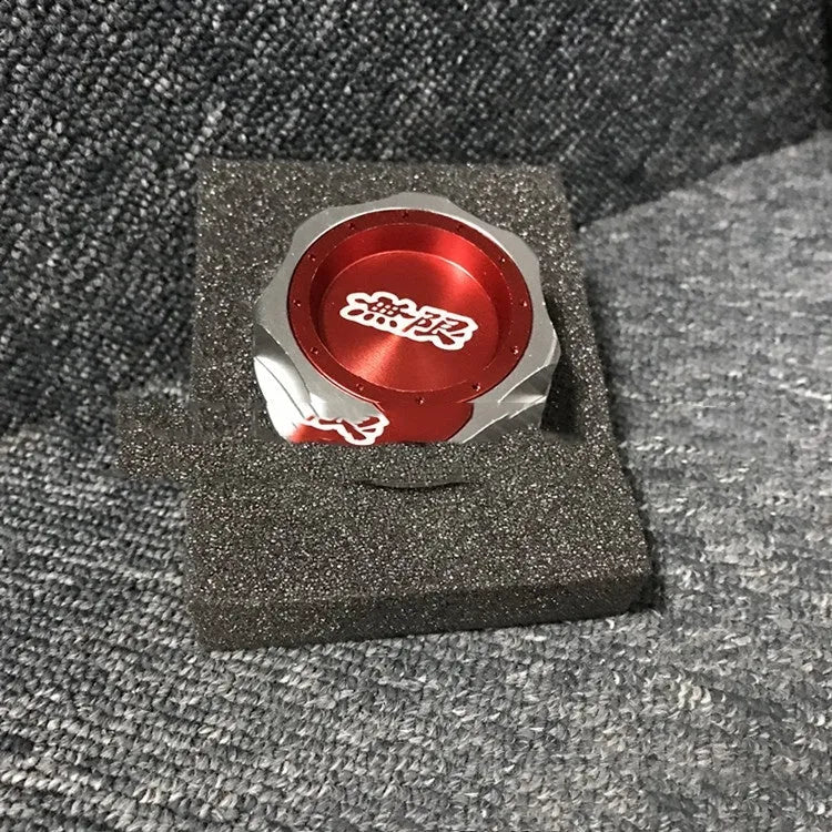 Aluminium alloy oil filter cap for Honda vehicles in six colour options.