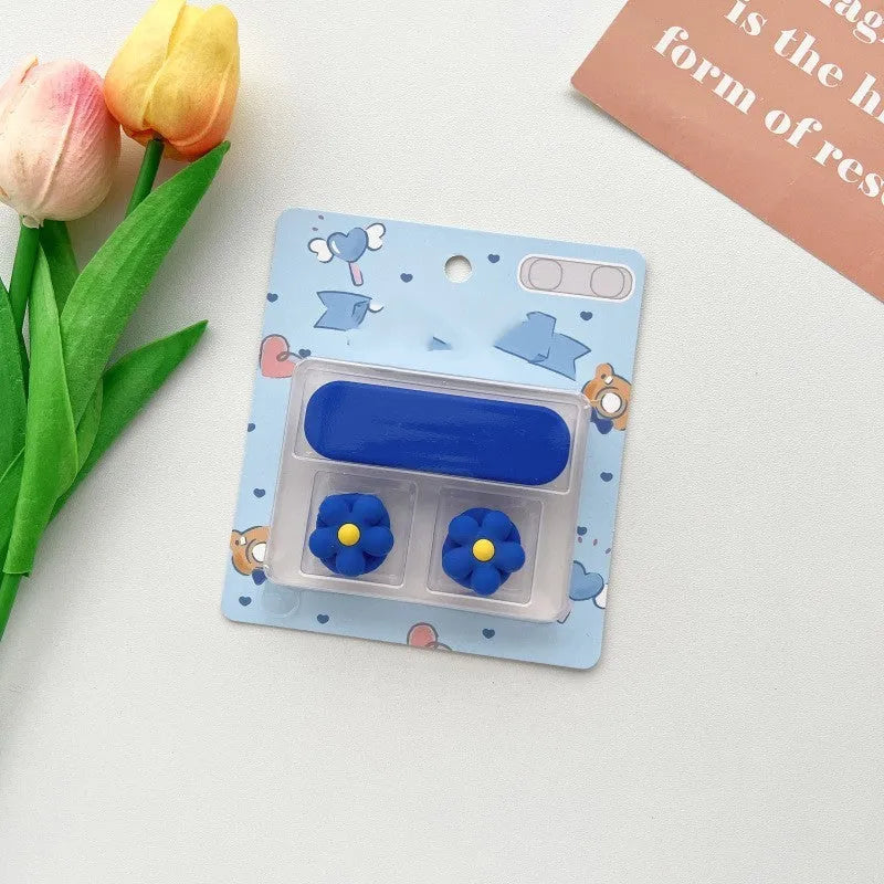 Cartoon magnetic protection data cable fixer for desktop organisation in various colour styles