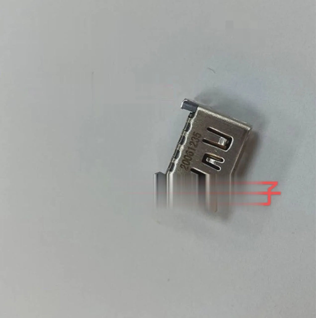 Silver HDMI host socket interface connector for gaming machine accessories