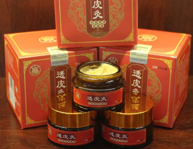 20g tube of Bestlife translucent herbal skin-penetrating moxibustion paste for pain relief.