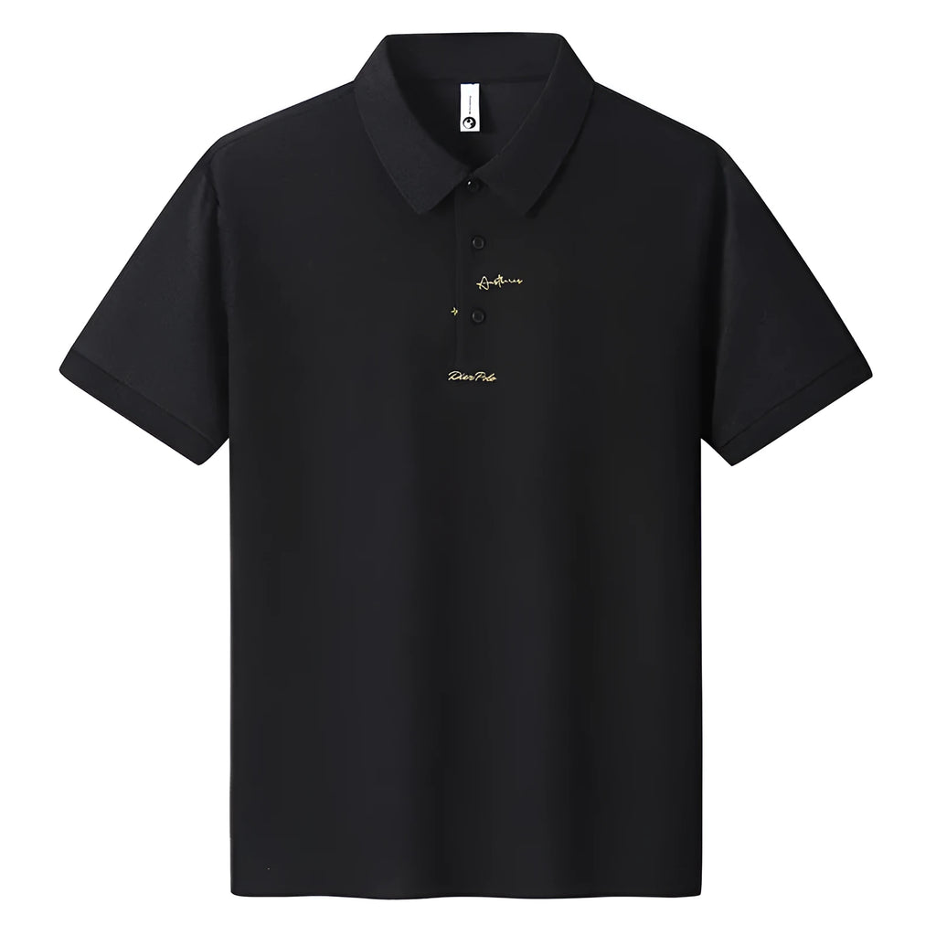 Men's casual short-sleeve cotton T-shirt in a loose fit, shown in various colours.