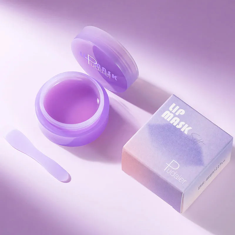10ml exfoliating lip balm tube with scraper tool for lip lines and moisturising