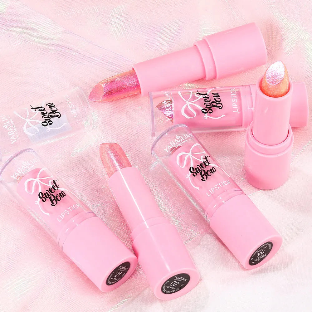 XINGX Sweetheart Bow Diamond Lipstick in six colour shades from the Starlight Diamond series.