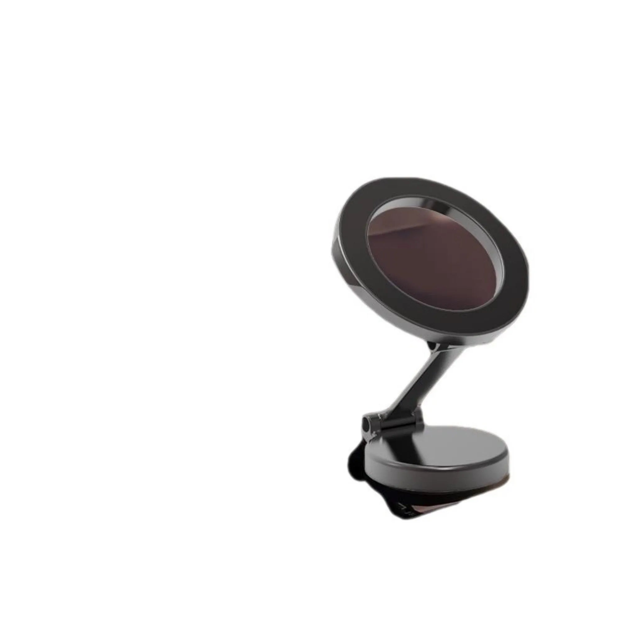 All-metal magnetic car phone mount with foldable design in Qian Colour on car dashboard