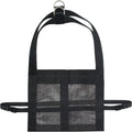 Large black calf sling weighing bag for livestock and pets, dimensions 35 by 150 centimetres.