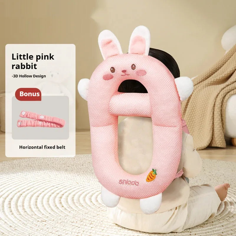 Baby cartoon anti-collision pillow with dinosaur design for toddler fall protection