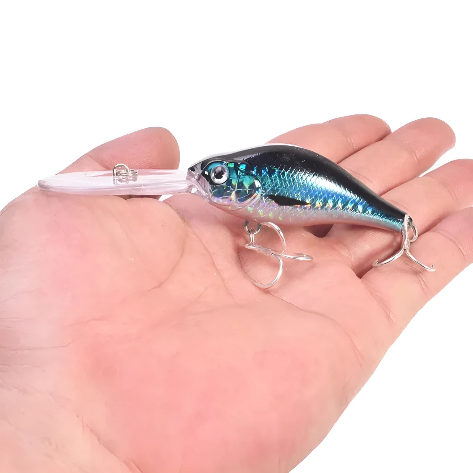 10.5cm hard plastic Mino Lure fishing bait in assorted colours for deep diving predator fishing