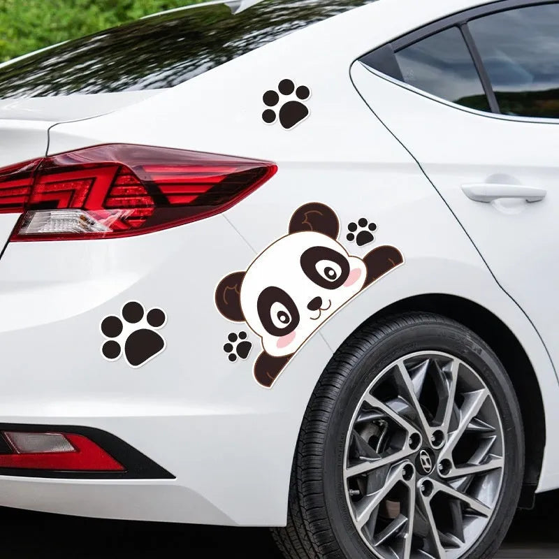 Car front bumper scratch blocking sticker with cartoon anime pattern in 30cm length option
