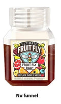 Bottle of liquid fruit fly trap bait for use with SK003 model traps.