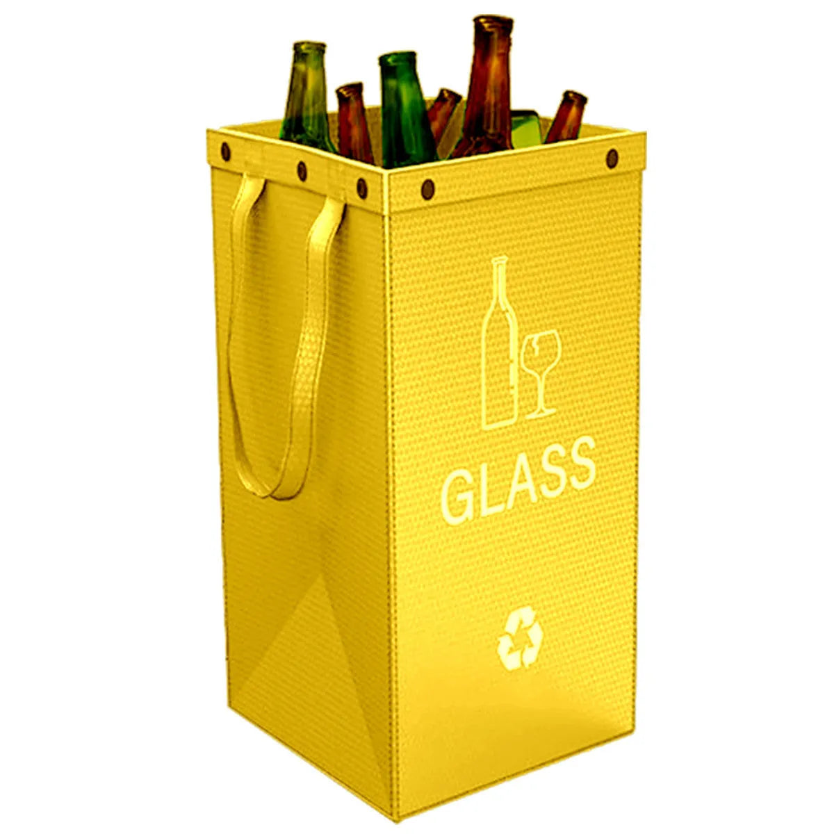 40-litre blue household plastic bin with waterproof construction for indoor waste classification