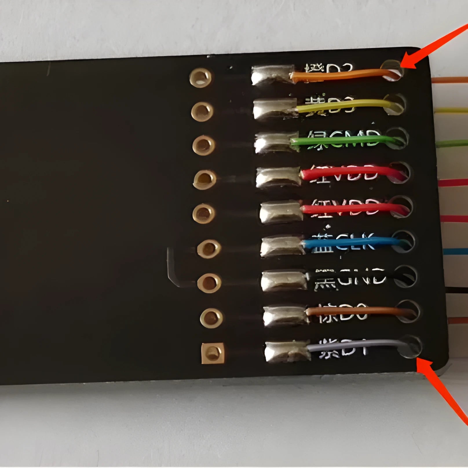 Automotive EMMC read/write tool for BMW Mercedes Audi Porsche audio host maintenance with SD card and PCB connectors