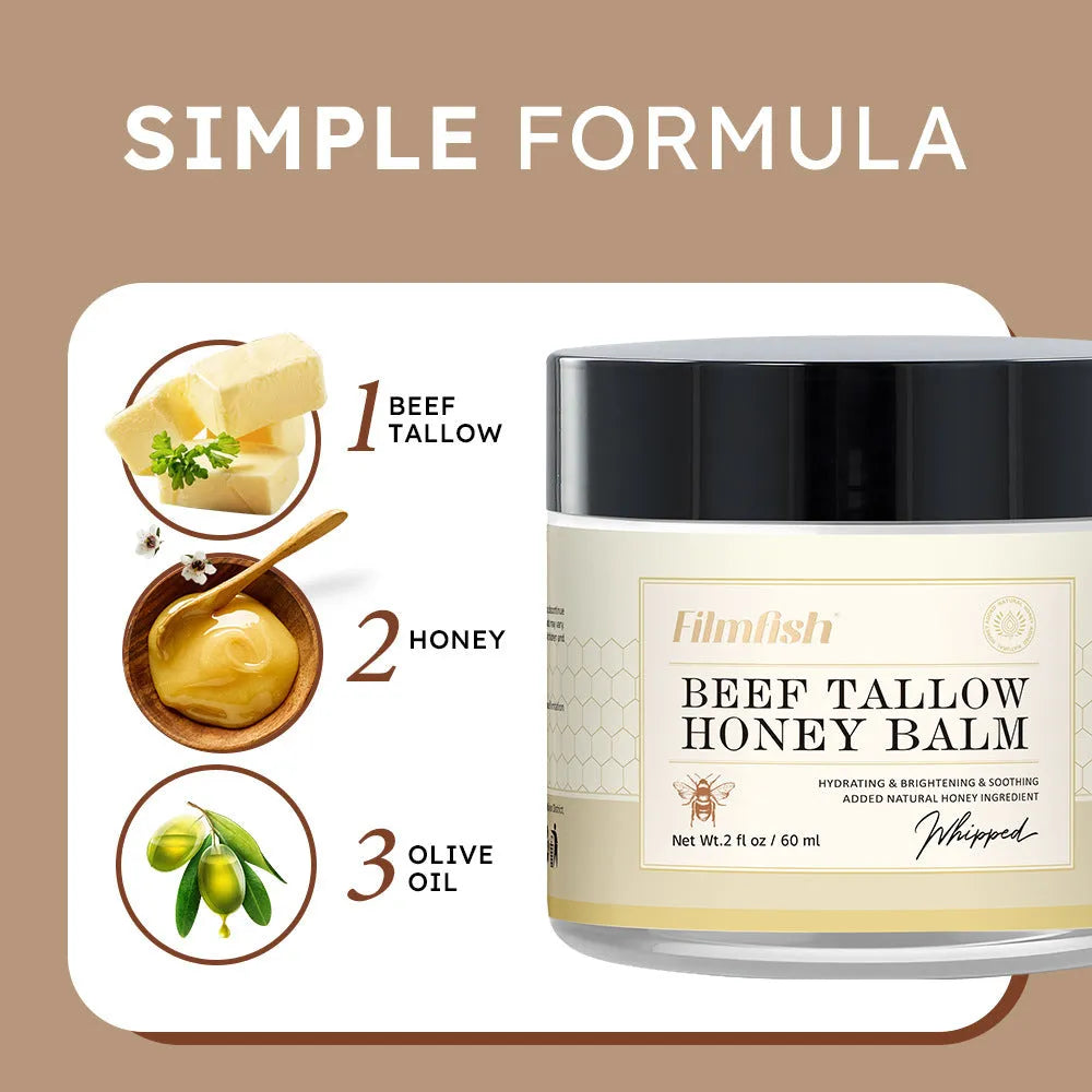 60ml jar of honey moisturising cream for body hydration