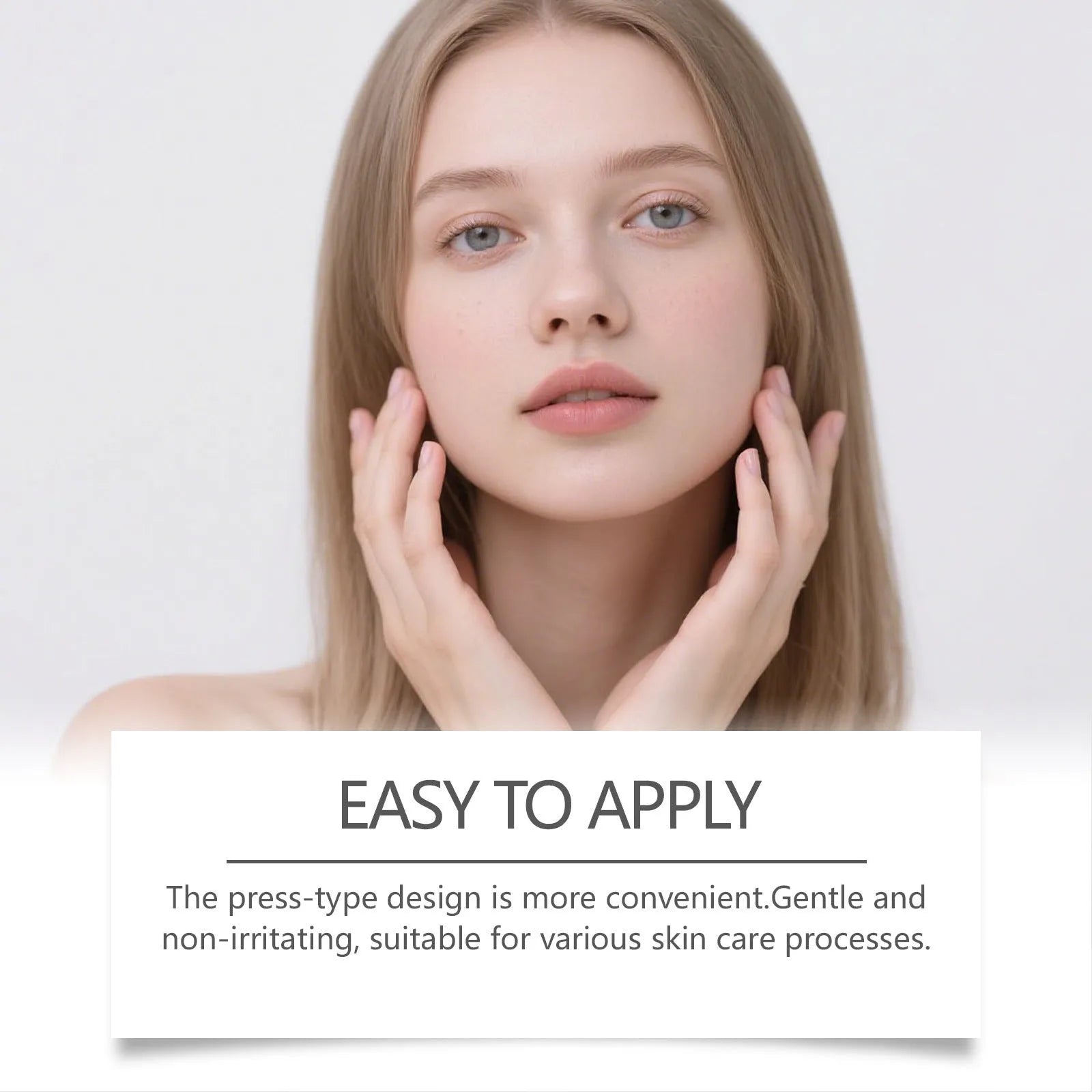 80ml exfoliating liquid bottle for facial cleansing and nourishing with hyaluronic acid