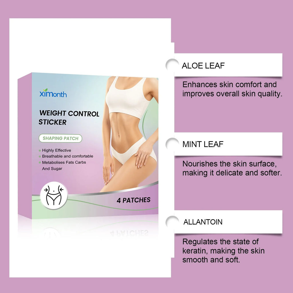 Body nursing adhesive bandage with aloe and mint leaf microneedle patch 4 pieces net content