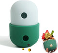 8cm diameter dog puzzle treat dispenser toy in food-grade silicone for small medium dogs