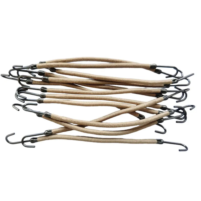 A double hook hair tool for wig making and hair extension work.
