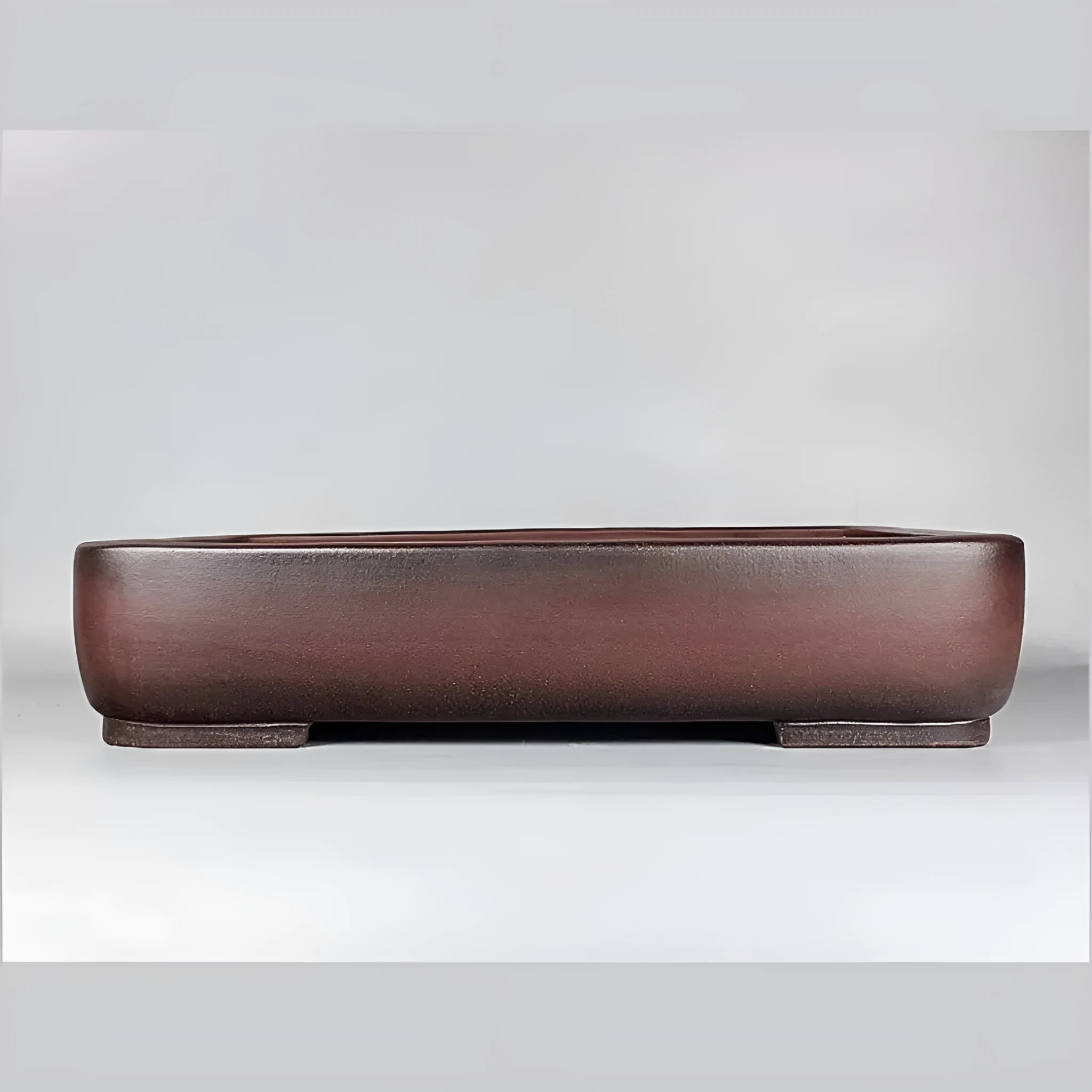 Handmade antique rectangular purple clay flower pot measuring 60x44cm