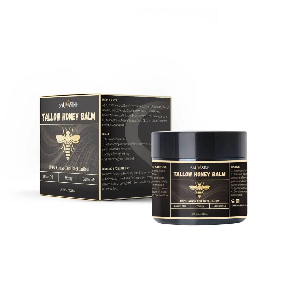 Jar of Butter Honey Cream, 60g net content, face moisturiser.
