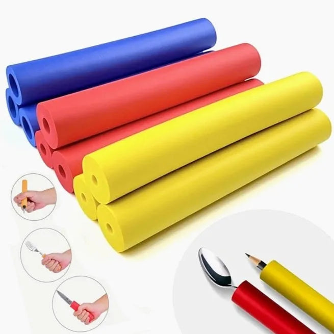 Rubber auxiliary grip hose for tableware pen tools showing 10mm and 18mm inner diameter options