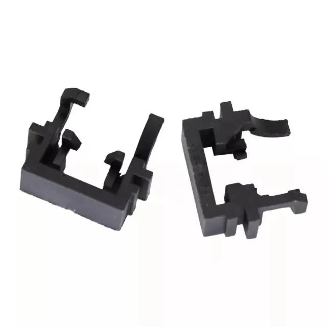 Black plastic Ford LED headlight conversion holder for Focus Mondeo Fiesta H1 halogen to LED adapter