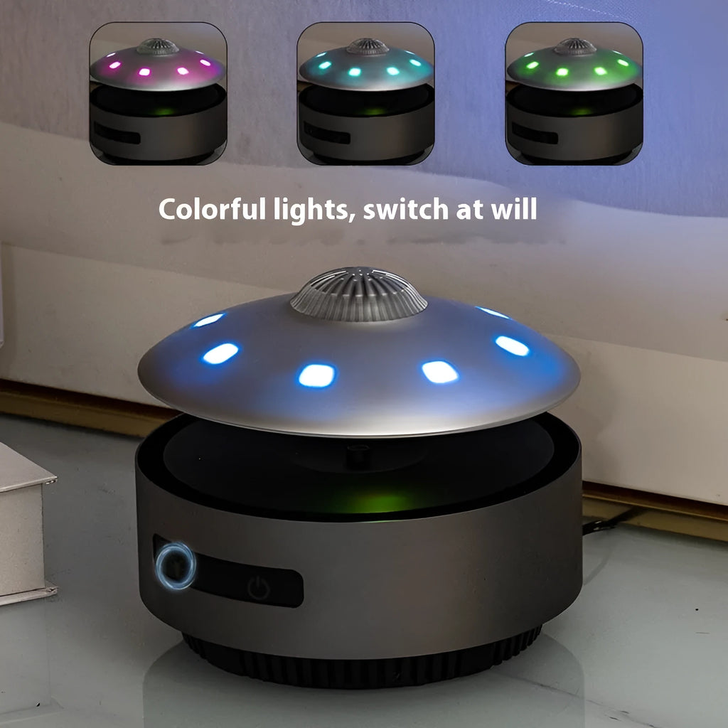 Automatic lifting magnetic levitation Bluetooth speaker with floating display