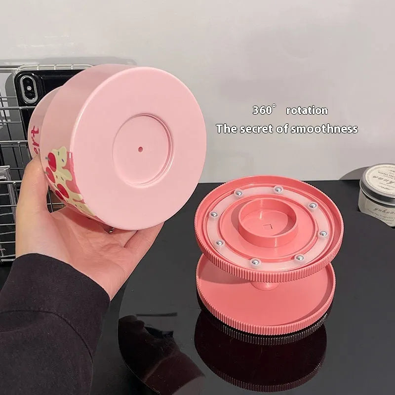 Rotating cosmetic brush storage barrel in Japanese style with 18-litre capacity